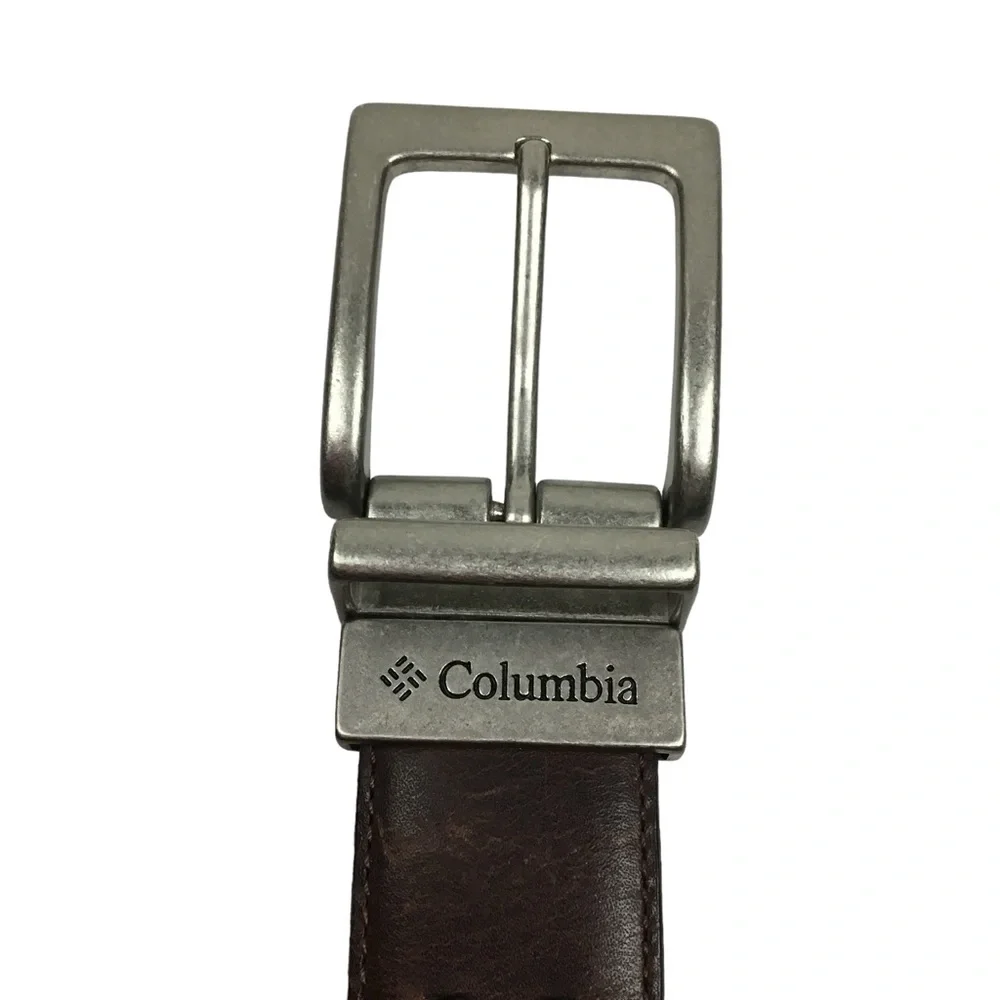 Columbia Leather Braided Belt